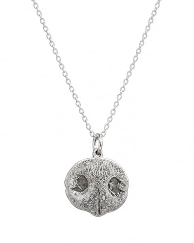 Apsley & Heron Silver Dog Nose Print Necklace