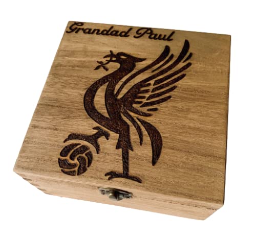 Custom Hand Engraved City Of Liverpool Liver Bird Gift Box Memory Box