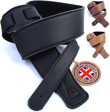 British Handmade Italian Leather Guitar Strap