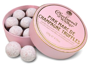 Charbonnel et Walker Pink Marc de Champagne Truffles