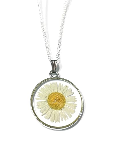 Cotswold Crafts Pressed Wild Daisy Necklace