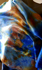 Dawn Hand-Painted Pure Silk Scarf