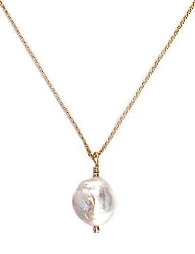Diana Ingram Baroque Kasumi Pearl Pendant Necklace