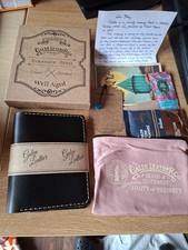 Galen Leather A6 Notebook Cover, Hand Stitched