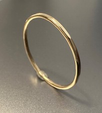 Hammered Recycled 9ct Gold Stacking Ring