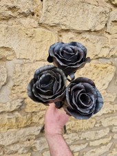 Hand-Forged Solid Steel Rose, Lincolnshire