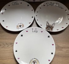Hand-Painted Personalised Pet Plate