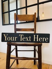 Hand-Painted Personalised Vintage Wooden Sign