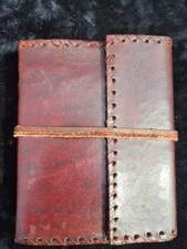 Hand-Stitched Leather Notebook