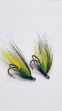 Hand-Tied Salmon Flies, Pair