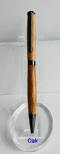 Hand-Turned English Oak Slimline Pen