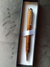Hand-Turned Wooden Twist Pen, Made in Wales