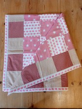Handmade Cotton Baby Quilt with Matching Bunting