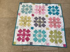 Handmade Vintage Style Cotton Baby Quilt