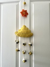 Handmade Woodland Animals Wool Felt Mobile