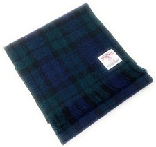 Harris Tweed Black Watch Tartan Scarf