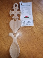 Huw Jones Traditional Welsh Love Spoon, 9 Inch