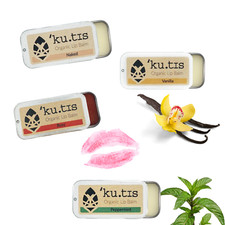 KUTIS Organic Lip Balm, Handmade in Wales
