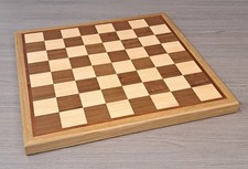 Large Handmade Walnut and Ash Chess Board