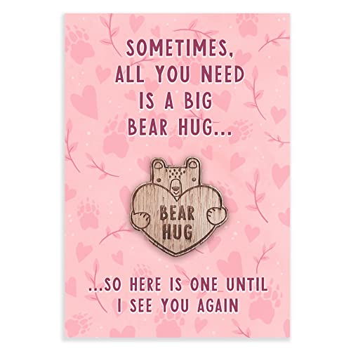 Manta Makes Pocket hug token bear, best friend gifts small gifts thinking of you, good luck gifts, long distance relationship gifts for him boyfriend gifts, cute I love you present for her