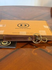 Personalised Cowhide Leather Keyring