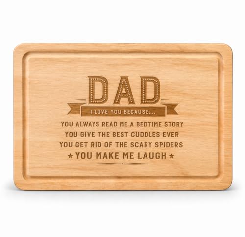 Personalised Engraved Dad Chopping Board