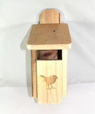 Personalised Robin Nest Box from Recycled Wood