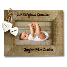 Personalised Wooden Grandparents Photo Frame
