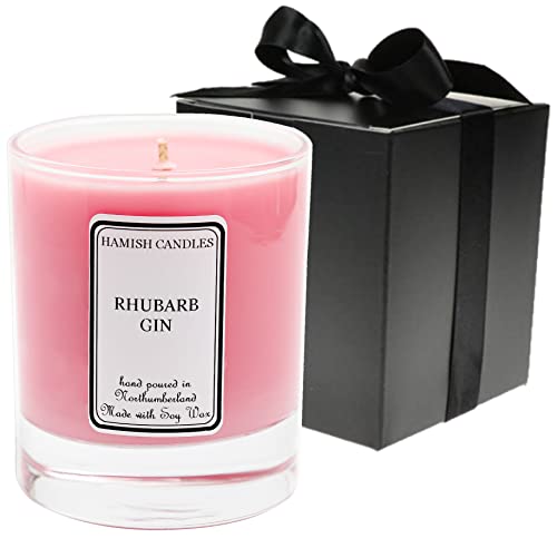 Rhubarb Gin Soy Wax Candle