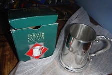 Solid Pewter Dad Tankard, Handmade in Sheffield